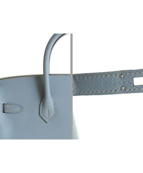 HERMES（エルメス）HERMES (エルメス) バーキン25 ブルーラン シルバー金具 □P刻印の古着・服飾アイテム
