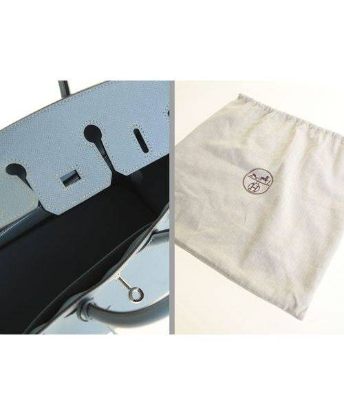 HERMES（エルメス）HERMES (エルメス) バーキン25 ブルーラン シルバー金具 □P刻印の古着・服飾アイテム