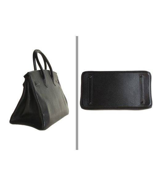 HERMES（エルメス）HERMES (エルメス) バーキン35 ブラック シルバー金具 □J刻印の古着・服飾アイテム
