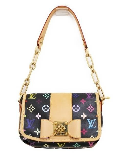 LOUIS VUITTON（ルイ ヴィトン）LOUIS VUITTON (ルイヴィトン) パティ ブラック サイズ:- モノグラム・マルチカラー M40306 ■の古着・服飾アイテム
