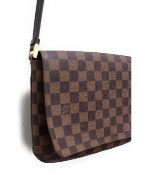 LOUIS VUITTON（ルイ ヴィトン）LOUIS VUITTON (ルイヴィトン) ミュゼットタンゴ ブラウン サイズ:- ダミエ M51388の古着・服飾アイテム