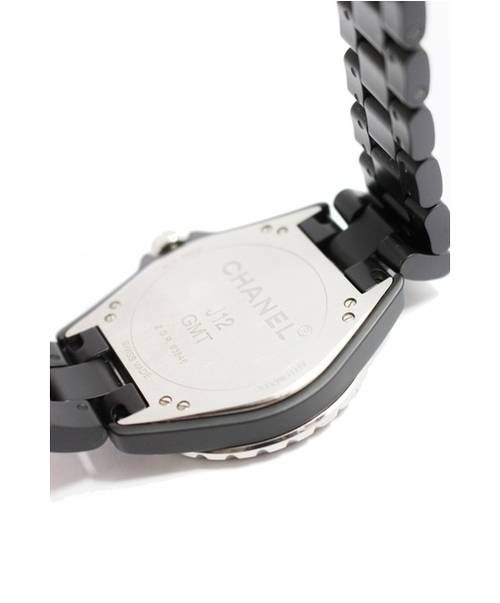 CHANEL（シャネル）CHANEL (シャネル) GMT リストウォッチ ブラックの古着・服飾アイテム