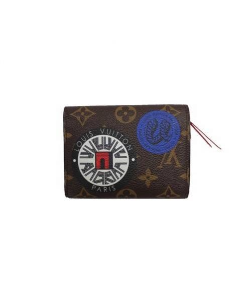 LOUIS VUITTON（ルイ ヴィトン）LOUIS VUITTON (ルイヴィトン) ポルトフォイユ・ヴィクトリーヌ/3つ折り財布 ブラウン サイズ:-の古着・服飾アイテム