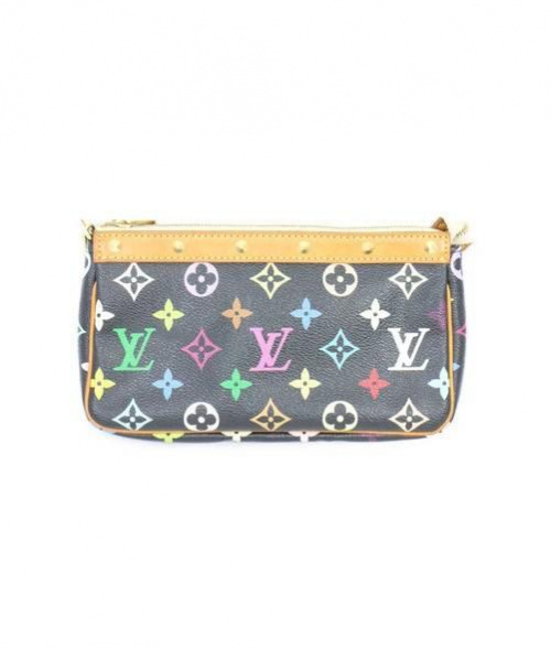 LOUIS VUITTON（ルイ ヴィトン）LOUIS VUITTON (ルイヴィトン) ポシェットアクセソワール ブラック サイズ:- モノグラム・マルチカラー M92648 SL0073の古着・服飾アイテム