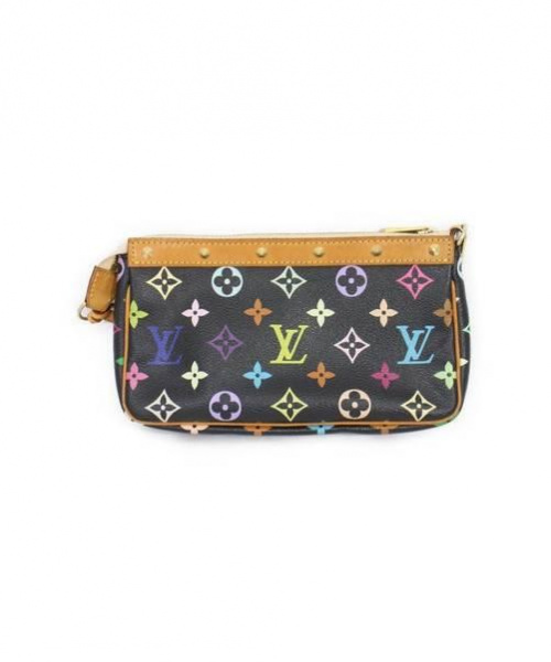 LOUIS VUITTON（ルイ ヴィトン）LOUIS VUITTON (ルイヴィトン) ポシェットアクセソワール ブラック サイズ:- モノグラム・マルチカラー M92648 SL0073の古着・服飾アイテム