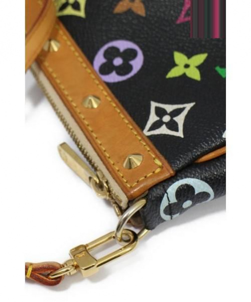 LOUIS VUITTON（ルイ ヴィトン）LOUIS VUITTON (ルイヴィトン) ポシェットアクセソワール ブラック サイズ:- モノグラム・マルチカラー M92648 SL0073の古着・服飾アイテム