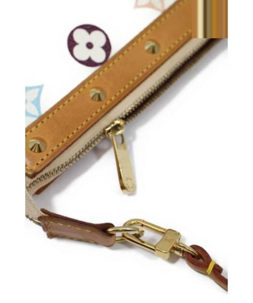 LOUIS VUITTON（ルイ ヴィトン）LOUIS VUITTON (ルイヴィトン) ポシェットアクセソワール ホワイト サイズ:- モノグラム・マルチカラー M92649 M92649 SL0023の古着・服飾アイテム