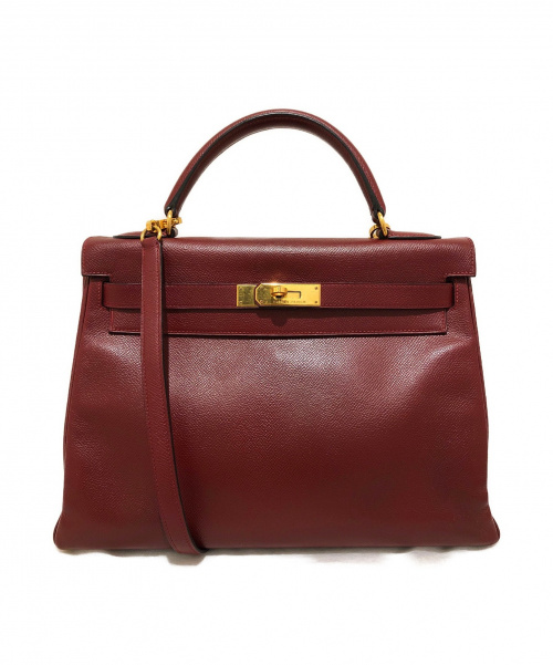 HERMES（エルメス）HERMES (エルメス) ケリー32 ボルドー サイズ:32  内縫い ヴォーエプソンの古着・服飾アイテム