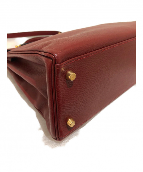 HERMES（エルメス）HERMES (エルメス) ケリー32 ボルドー サイズ:32  内縫い ヴォーエプソンの古着・服飾アイテム