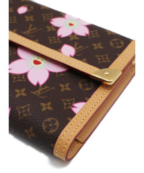 LOUIS VUITTON（ルイ ヴィトン）LOUIS VUITTON (ルイヴィトン) ポルトトレゾール・インターナショナル チェリーブロッサム サイズ:- チェリーブロッサム M92027 TH0033の古着・服飾アイテム