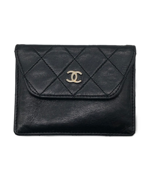 CHANEL（シャネル）CHANEL (シャネル) 台形ショルダーバッグ ブラック サイズ:- マトラッセ　 レザー ■の古着・服飾アイテム