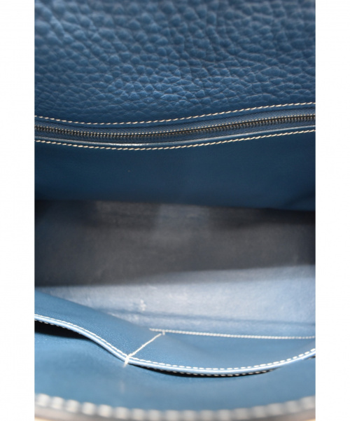 HERMES（エルメス）HERMES (エルメス) ケリーバッグ ブルー サイズ:35 ケリー35 内縫いの古着・服飾アイテム