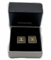 中古・古着 CHANEL (シャネル) ココマークスクエアイヤリング ゴールド×ブラック サイズ:-：59800円