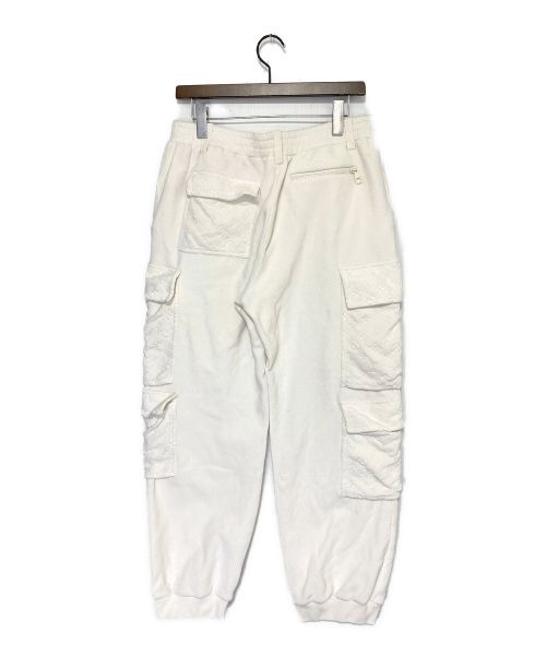 LOUIS VUITTON（ルイ ヴィトン）LOUIS VUITTON (ルイ ヴィトン) 19SS Velour Monogram Pants ホワイト サイズ:Ｍの古着・服飾アイテム