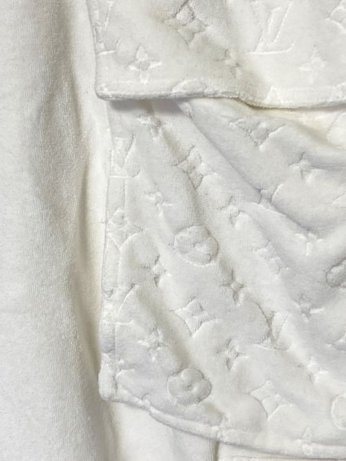 LOUIS VUITTON（ルイ ヴィトン）LOUIS VUITTON (ルイ ヴィトン) 19SS Velour Monogram Pants ホワイト サイズ:Ｍの古着・服飾アイテム