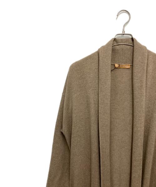 CASSINA IXC（カッシーナ イクスシー）CASSINA IXC (カッシーナ イクスシー) ガウンカーディガン ブラウン サイズ:Mの古着・服飾アイテム