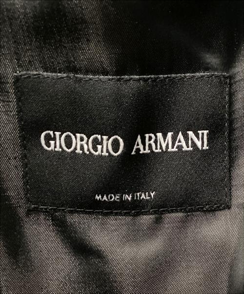 GIORGIO ARMANI（ジョルジョアルマーニ）GIORGIO ARMANI (ジョルジョアルマーニ) ジャケット ブラック サイズ:44の古着・服飾アイテム