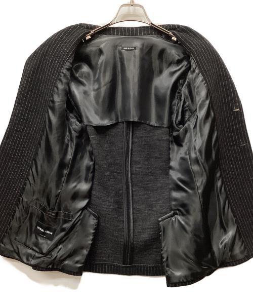 GIORGIO ARMANI（ジョルジョアルマーニ）GIORGIO ARMANI (ジョルジョアルマーニ) ジャケット ブラック サイズ:44の古着・服飾アイテム