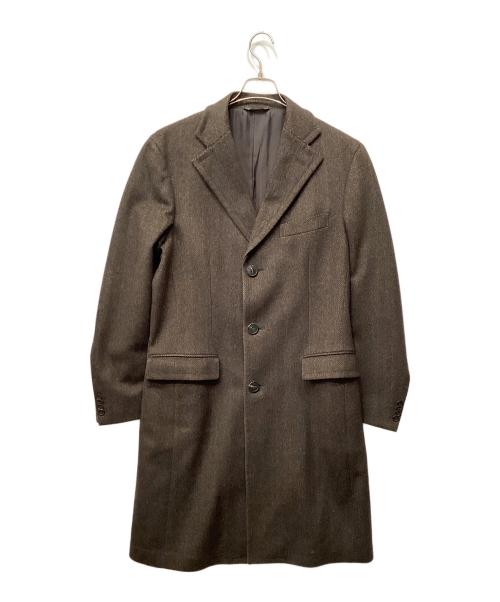 ZEGNA（ゼニア）ZEGNA (ゼニア) ロングコート ブラウン サイズ:50の古着・服飾アイテム