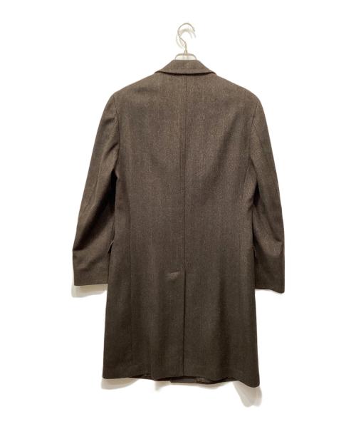 ZEGNA（ゼニア）ZEGNA (ゼニア) ロングコート ブラウン サイズ:50の古着・服飾アイテム