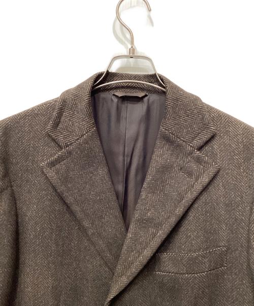 ZEGNA（ゼニア）ZEGNA (ゼニア) ロングコート ブラウン サイズ:50の古着・服飾アイテム
