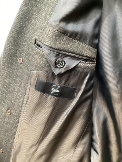 ZEGNA（ゼニア）ZEGNA (ゼニア) ロングコート ブラウン サイズ:50の古着・服飾アイテム