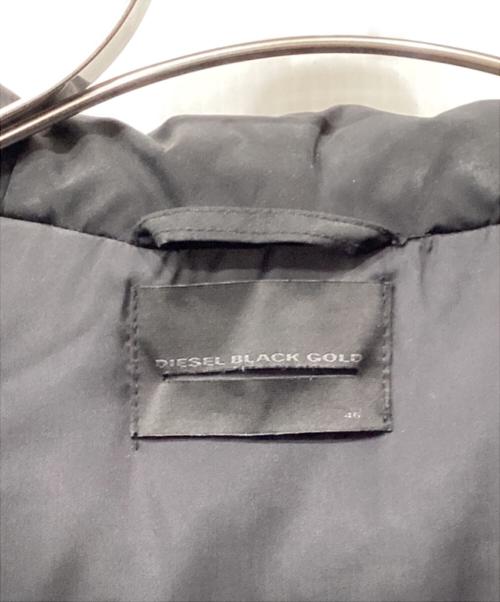 DIESEL Black Gold（ディーゼル ブラック ゴールド）DIESEL Black Gold (ディーゼル ブラック ゴールド) ダウンジャケット ブラック サイズ:46の古着・服飾アイテム