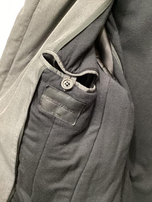 GIORGIO ARMANI（ジョルジョアルマーニ）GIORGIO ARMANI (ジョルジョアルマーニ) ロングコート グレー サイズ:48の古着・服飾アイテム