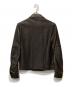 DIESEL Black Gold (ディーゼル ブラック ゴールド) レザージャケット ブラウン サイズ:44：12000円