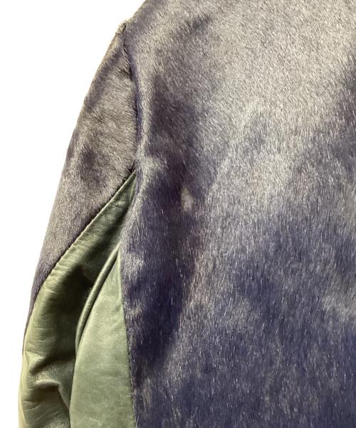 DIESEL Black Gold（ディーゼル ブラック ゴールド）DIESEL Black Gold (ディーゼル ブラック ゴールド) DIESEL BLACK GOLD ライダースジャケット ネイビー サイズ:46の古着・服飾アイテム