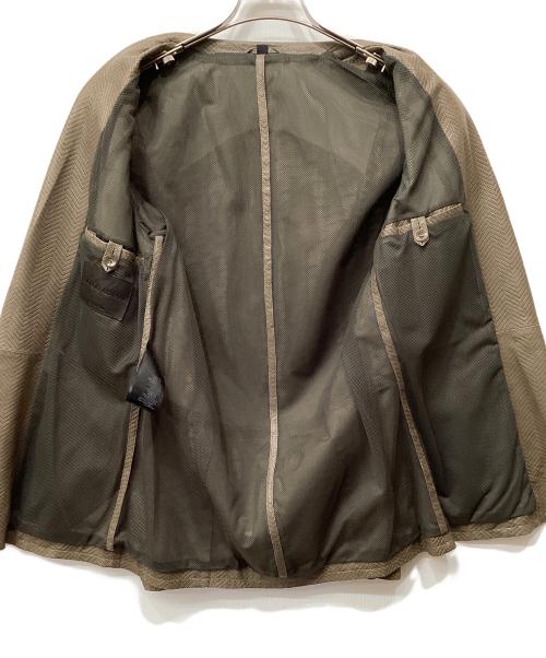 GIORGIO ARMANI（ジョルジョアルマーニ）GIORGIO ARMANI (ジョルジョアルマーニ) レザージャケット ブラウン サイズ:46の古着・服飾アイテム