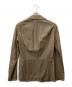GIORGIO ARMANI (ジョルジョアルマーニ) レザージャケット ブラウン サイズ:46：10000円