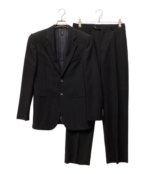 GIORGIO ARMANI（ジョルジョアルマーニ）GIORGIO ARMANI (ジョルジョアルマーニ) セットアップスーツ ブラック サイズ:46の古着・服飾アイテム