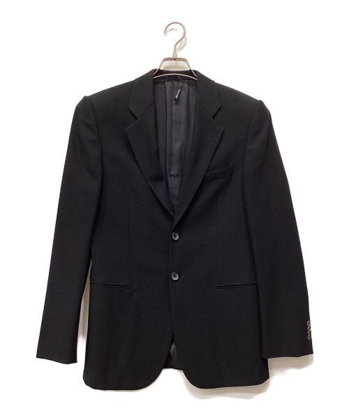 GIORGIO ARMANI（ジョルジョアルマーニ）GIORGIO ARMANI (ジョルジョアルマーニ) セットアップスーツ ブラック サイズ:46の古着・服飾アイテム