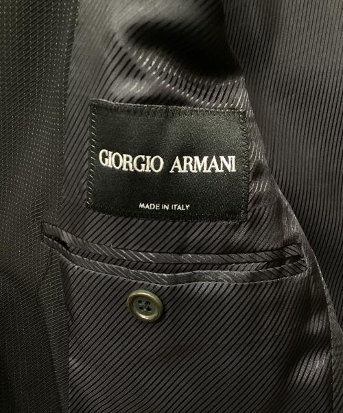 GIORGIO ARMANI（ジョルジョアルマーニ）GIORGIO ARMANI (ジョルジョアルマーニ) セットアップスーツ ブラック サイズ:46の古着・服飾アイテム