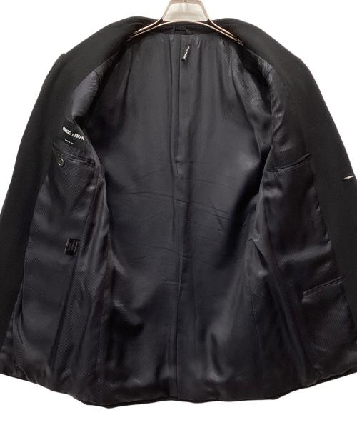 GIORGIO ARMANI（ジョルジョアルマーニ）GIORGIO ARMANI (ジョルジョアルマーニ) セットアップスーツ ブラック サイズ:46の古着・服飾アイテム