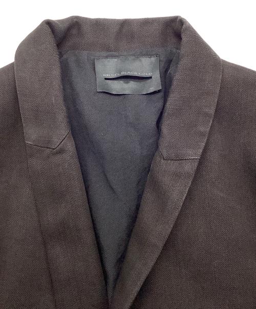 DIESEL Black Gold（ディーゼル ブラック ゴールド）DIESEL Black Gold (ディーゼル ブラック ゴールド) テーラードジャケット ブラック サイズ:46の古着・服飾アイテム