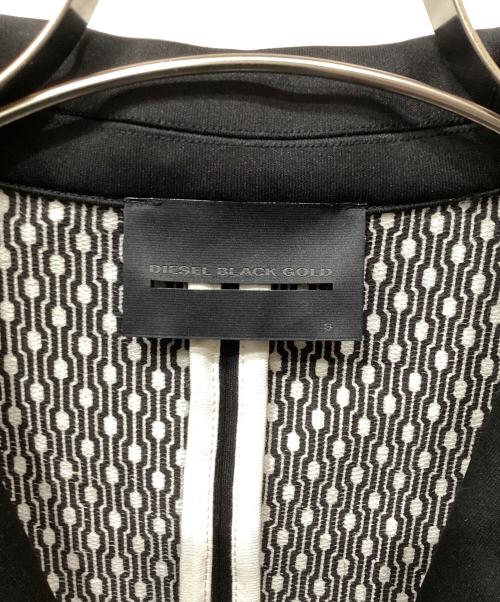 DIESEL Black Gold（ディーゼル ブラック ゴールド）DIESEL Black Gold (ディーゼル ブラック ゴールド) テーラードジャケット ブラック サイズ:Sの古着・服飾アイテム