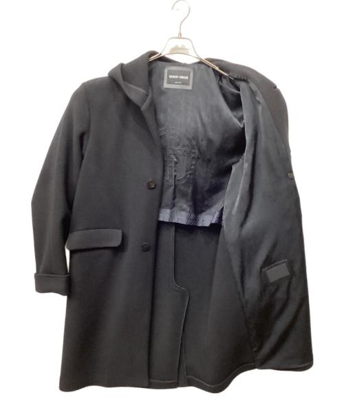 GIORGIO ARMANI（ジョルジョアルマーニ）GIORGIO ARMANI (ジョルジョアルマーニ) ロングコート ブラック サイズ:46の古着・服飾アイテム
