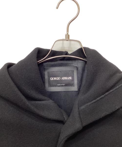 GIORGIO ARMANI（ジョルジョアルマーニ）GIORGIO ARMANI (ジョルジョアルマーニ) ロングコート ブラック サイズ:46の古着・服飾アイテム