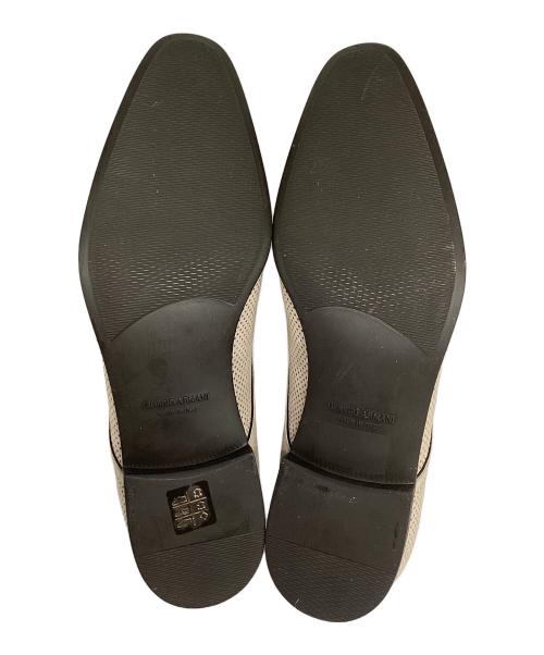 GIORGIO ARMANI（ジョルジョアルマーニ）GIORGIO ARMANI (ジョルジョアルマーニ) スウェードダービーシューズ ベージュ サイズ:EU７の古着・服飾アイテム