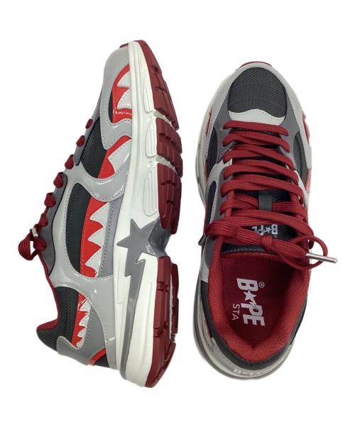 A BATHING APE（ア ベイシング エイプ）A BATHING APE (ア ベイシング エイプ) ローカットスニーカー グレー サイズ:28cmの古着・服飾アイテム