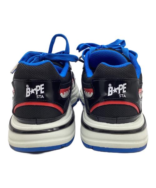 A BATHING APE（ア ベイシング エイプ）A BATHING APE (ア ベイシング エイプ) ローカットスニーカー ブラック サイズ:28cmの古着・服飾アイテム