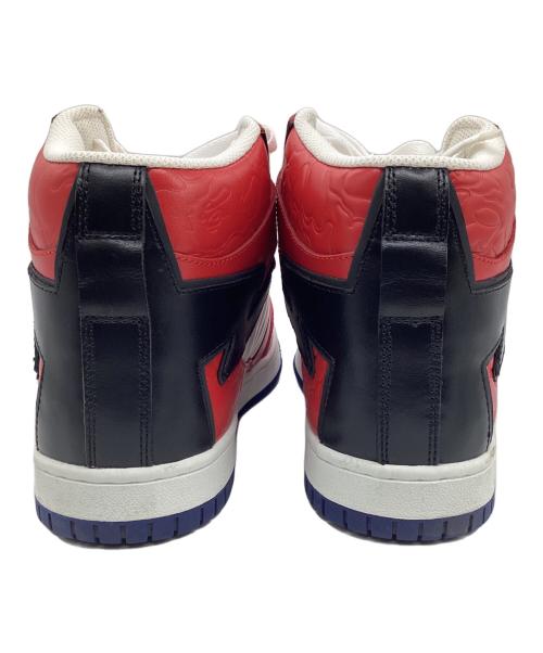 A BATHING APE（ア ベイシング エイプ）A BATHING APE (ア ベイシング エイプ) ハイカットスニーカー ホワイト サイズ:28cmの古着・服飾アイテム