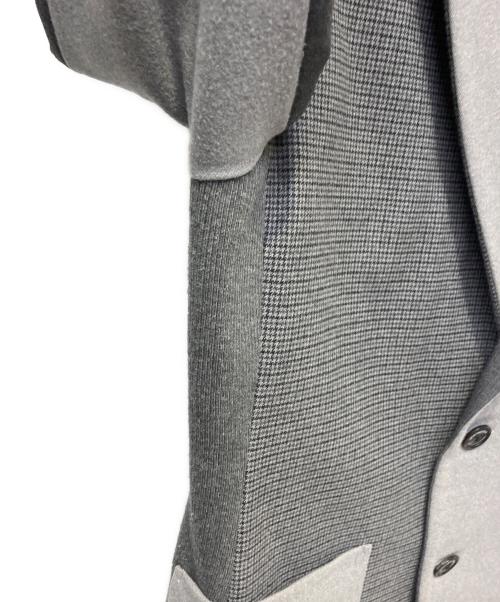 1piu1uguale3（ウノピュウノウグァーレトレ）1piu1uguale3 (ウノピュウノウグァーレトレ) クレイジーリブ2Bスーツ グレー サイズ:Vの古着・服飾アイテム