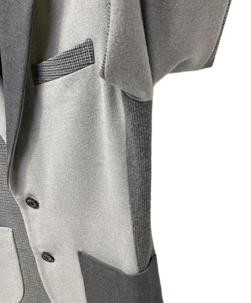 1piu1uguale3（ウノピュウノウグァーレトレ）1piu1uguale3 (ウノピュウノウグァーレトレ) クレイジーリブ2Bスーツ グレー サイズ:Vの古着・服飾アイテム