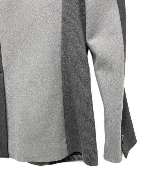 1piu1uguale3（ウノピュウノウグァーレトレ）1piu1uguale3 (ウノピュウノウグァーレトレ) クレイジーリブ2Bスーツ グレー サイズ:Vの古着・服飾アイテム