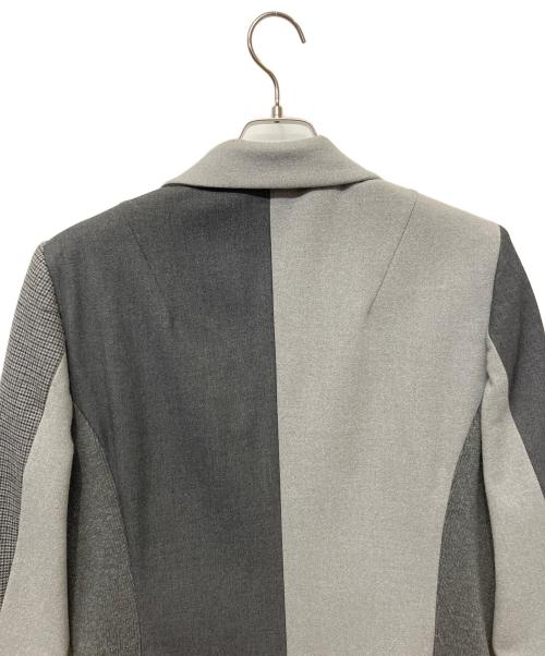 1piu1uguale3（ウノピュウノウグァーレトレ）1piu1uguale3 (ウノピュウノウグァーレトレ) クレイジーリブ2Bスーツ グレー サイズ:Vの古着・服飾アイテム