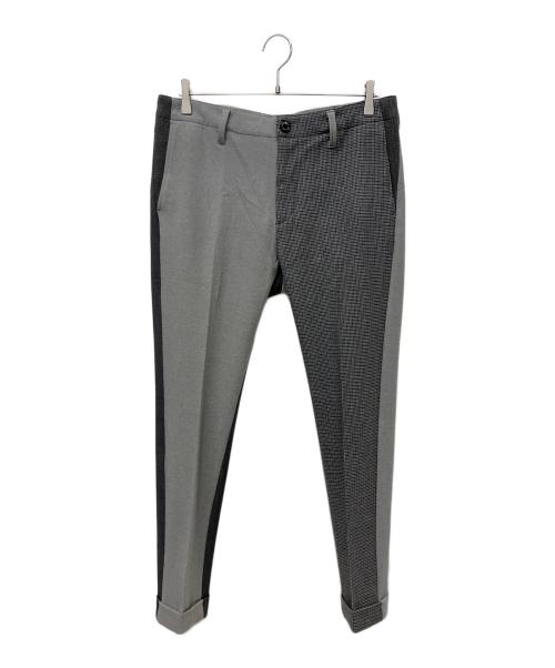 1piu1uguale3（ウノピュウノウグァーレトレ）1piu1uguale3 (ウノピュウノウグァーレトレ) クレイジーリブ2Bスーツ グレー サイズ:Vの古着・服飾アイテム