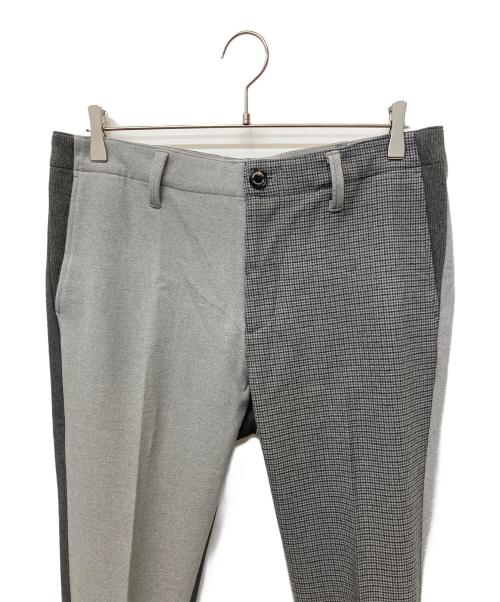 1piu1uguale3（ウノピュウノウグァーレトレ）1piu1uguale3 (ウノピュウノウグァーレトレ) クレイジーリブ2Bスーツ グレー サイズ:Vの古着・服飾アイテム